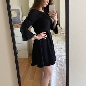 Old Navy Fit & Flare Fluted Sleeve Dress